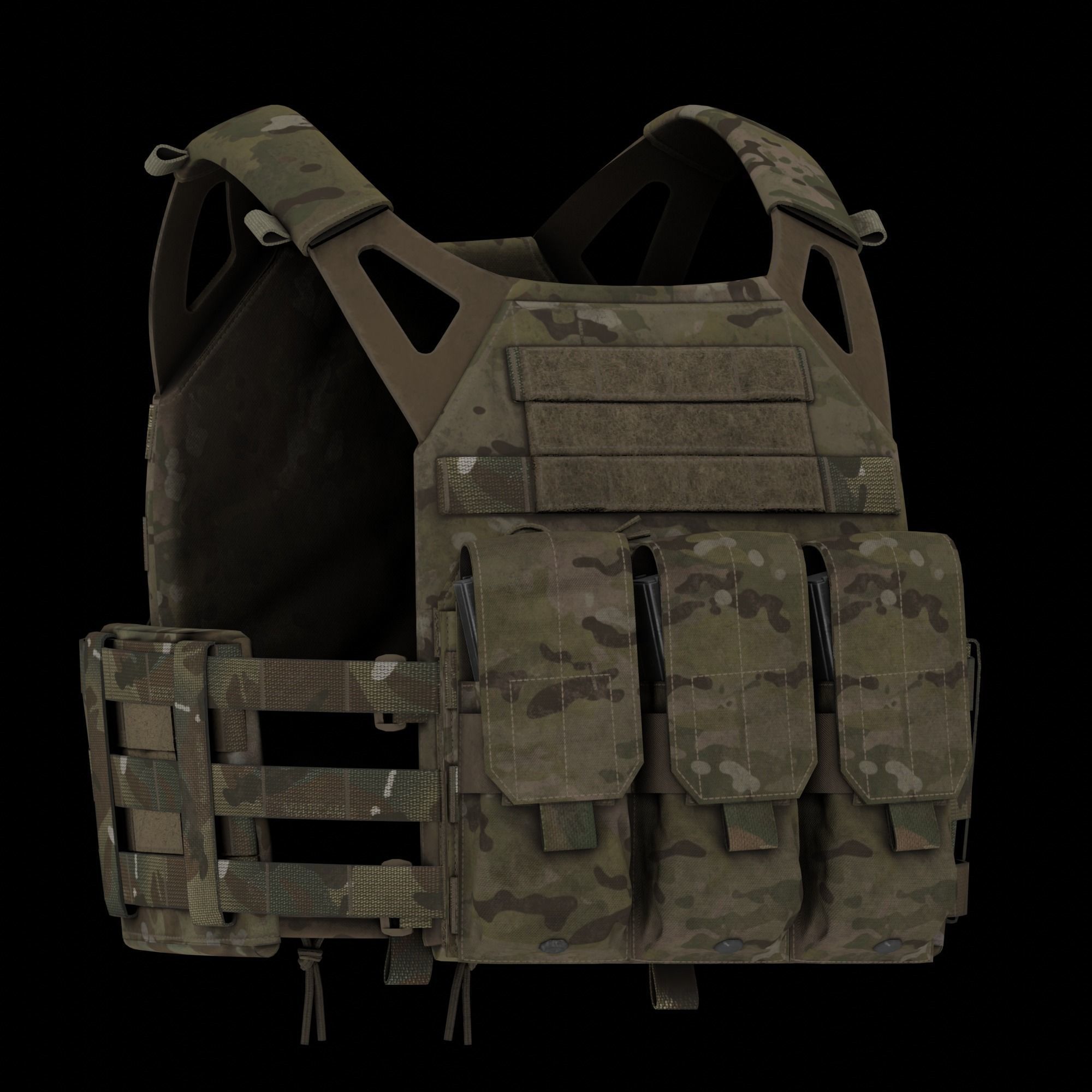 Eagle Industries SOFLCS M4 Mag Pouch Low-poly 3D model_5