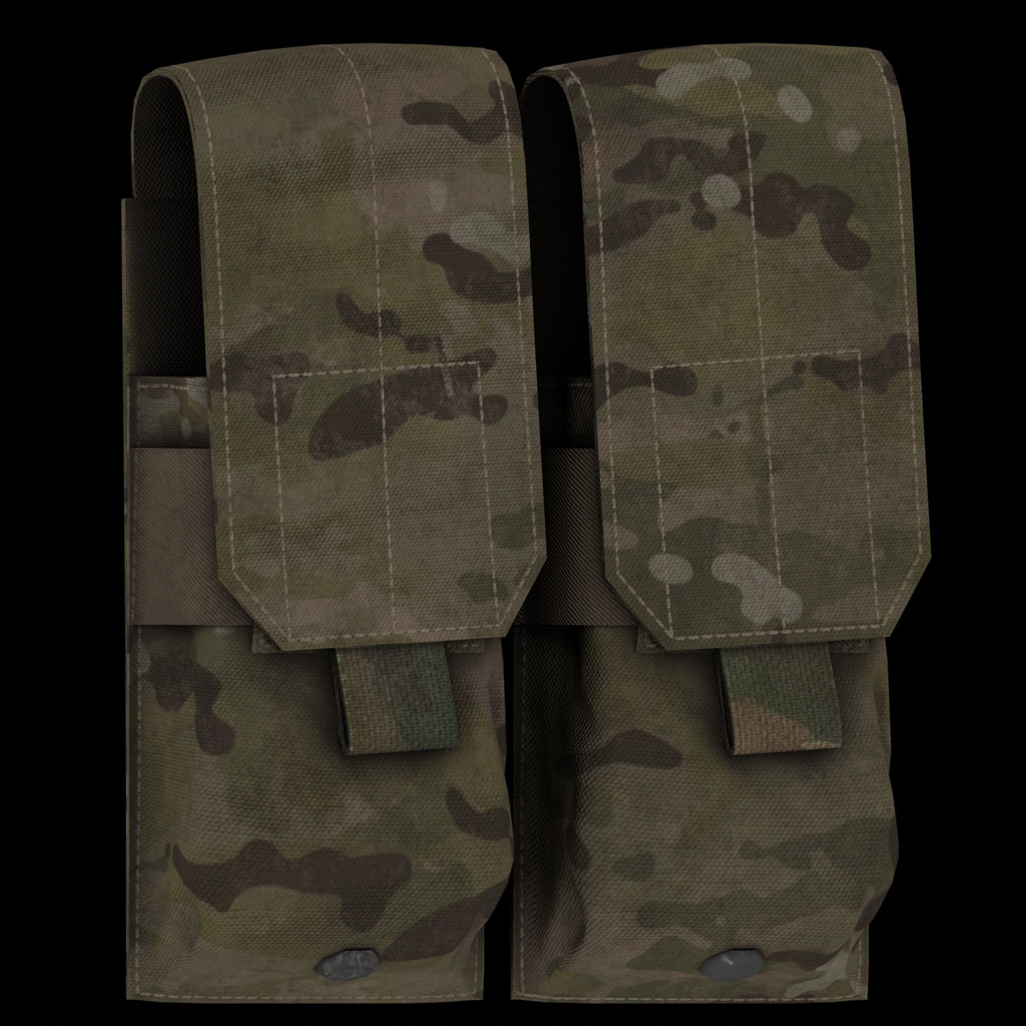 Eagle Industries SOFLCS M4 Mag Pouch Low-poly 3D model_2