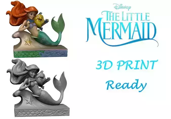 The Little Marmaid 3D print model