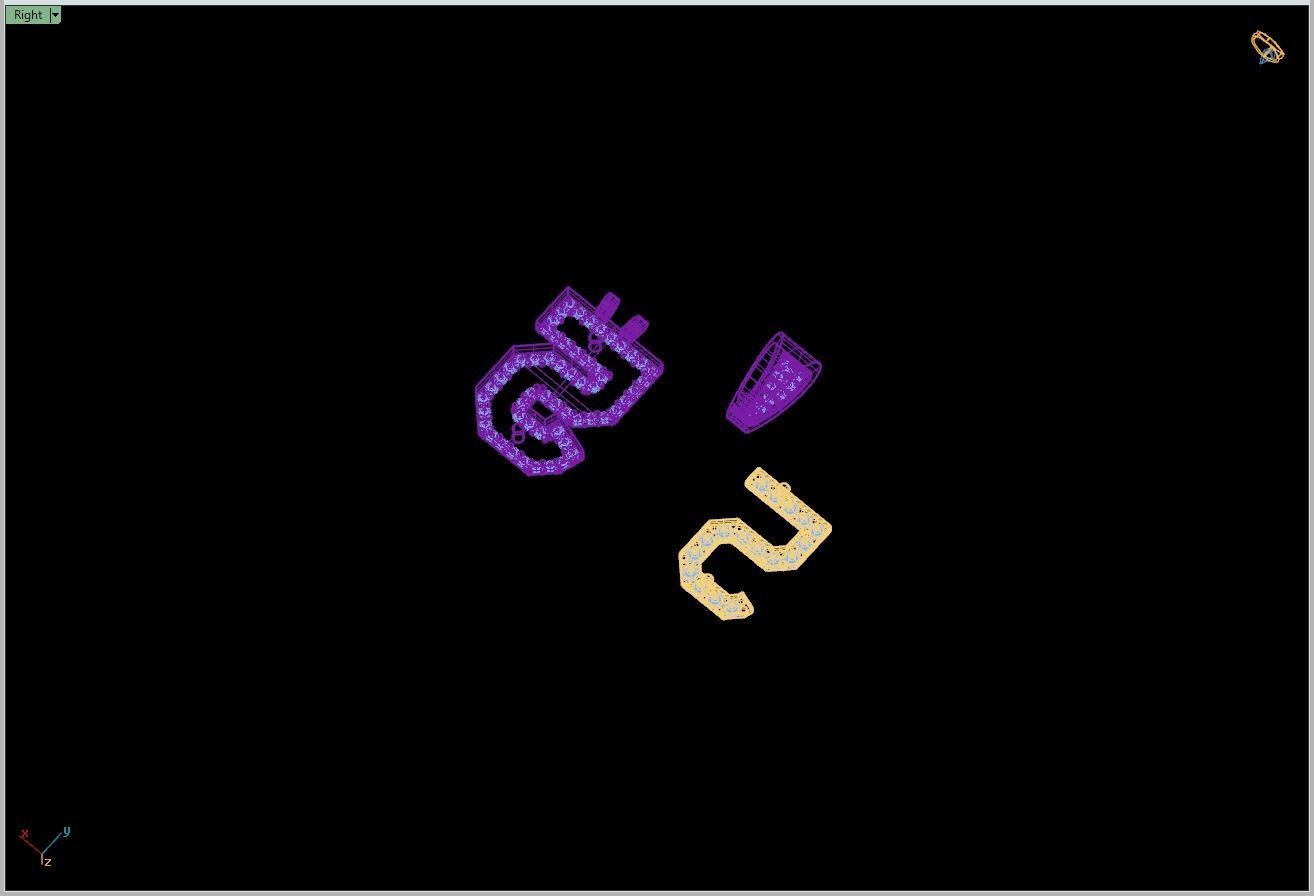 Custom Number 5 Letter Diamond Pendant 0 to 9 Initial Necklace 3D print model_13