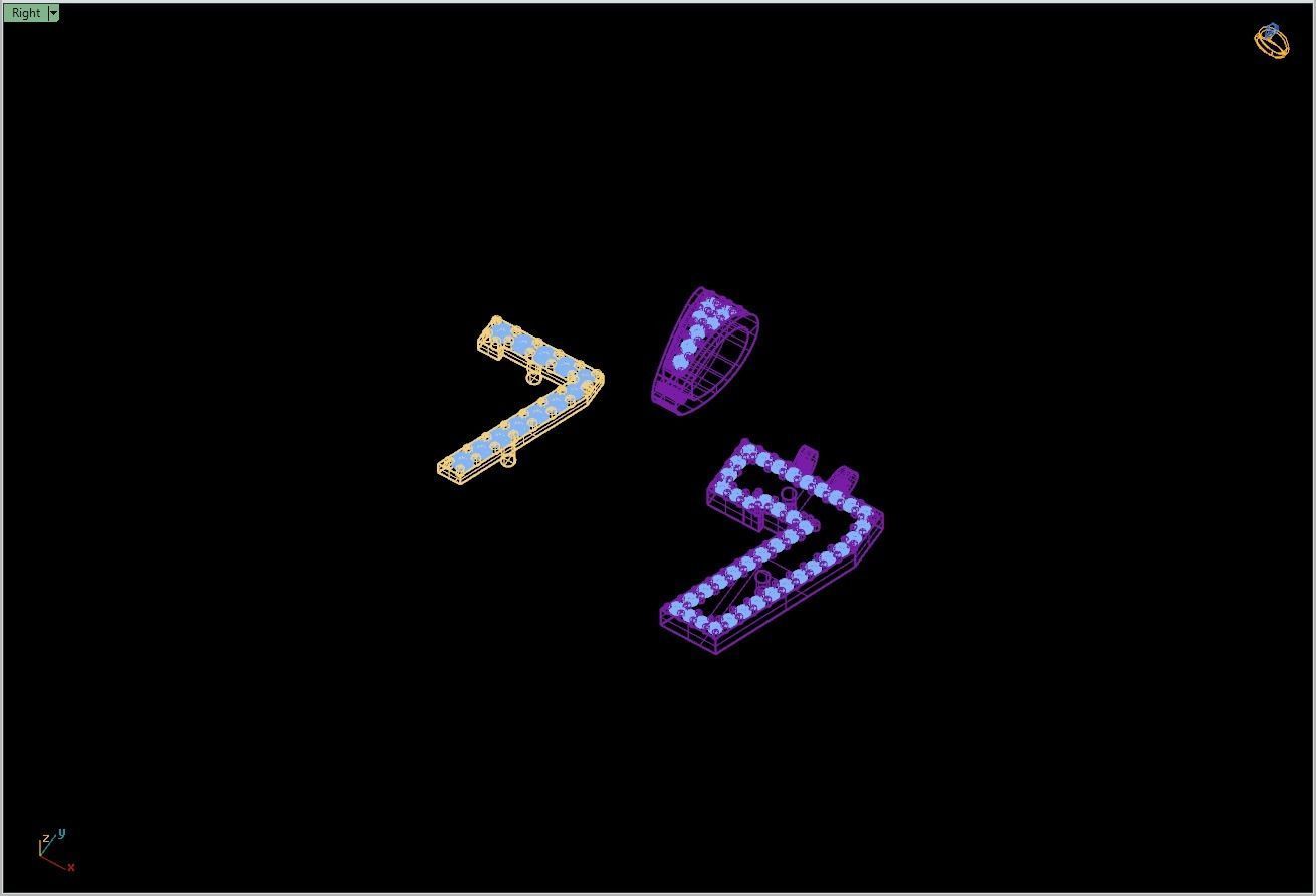 Custom Number 7 Letter Diamond Pendant 0 to 9 Initial Necklace 3D print model_14