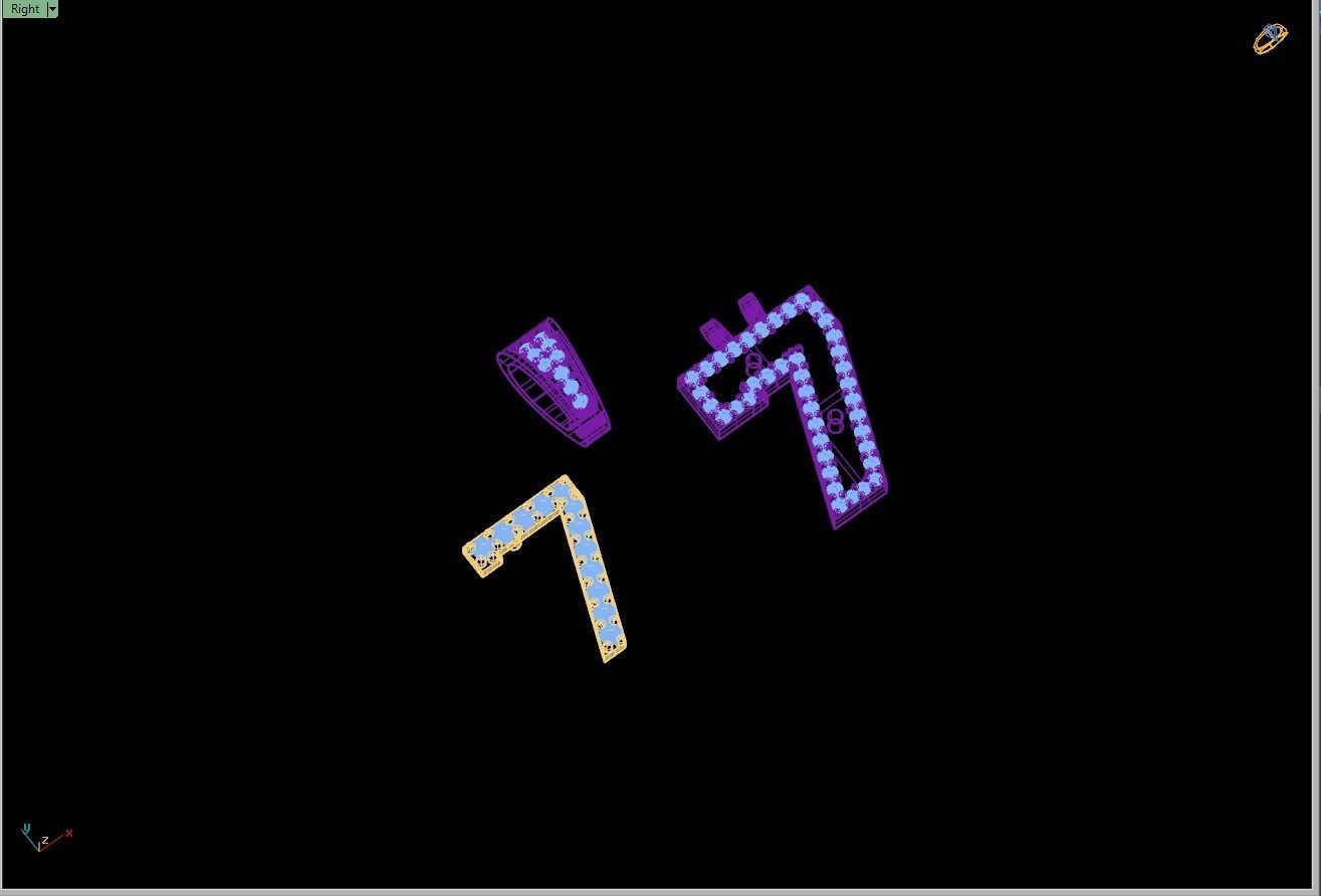 Custom Number 7 Letter Diamond Pendant 0 to 9 Initial Necklace 3D print model_13