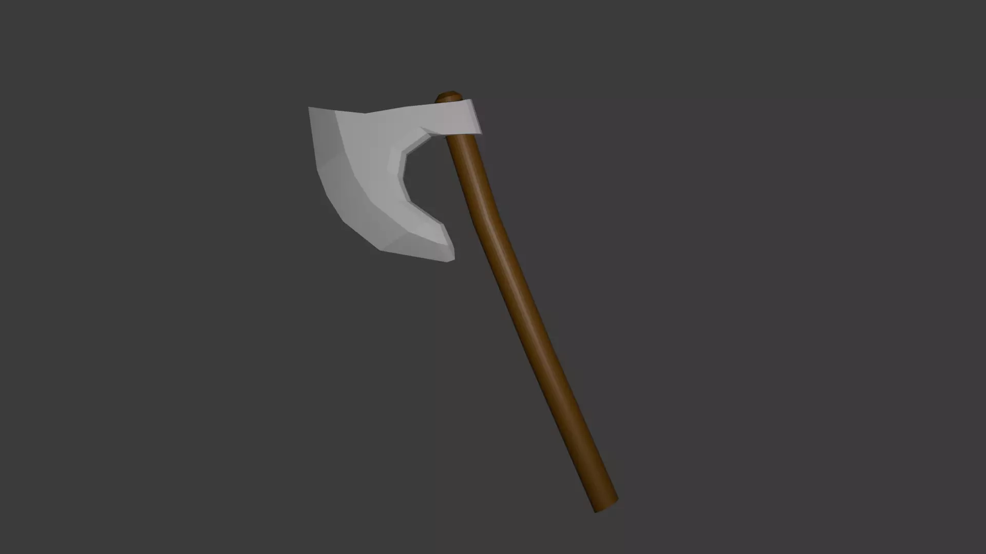 Battle Axe Free low-poly 3D model