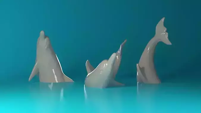 Swimming Dolphins