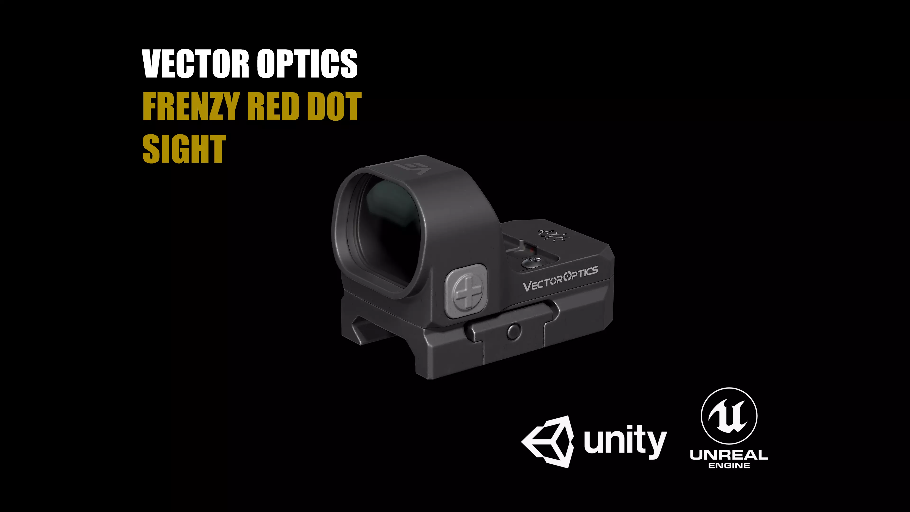 Vector Optics Frenzy Red Dot Sight Low-poly 3D model_0