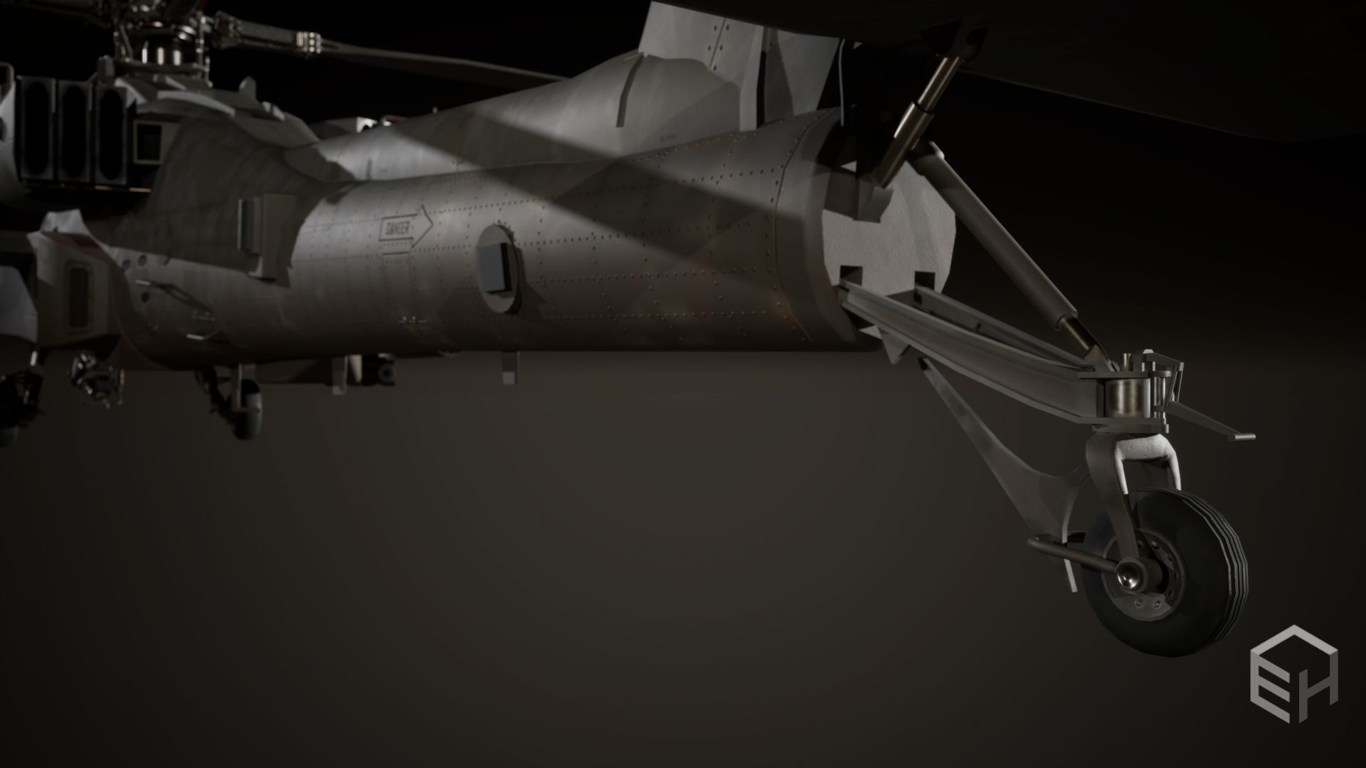 Apache AH-64D Longbow - Game Ready Low-poly 3D model_8