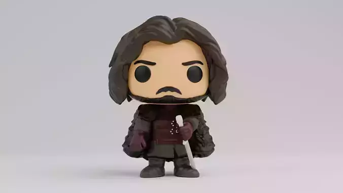 Jon Snow Funko pop from the game of thrones