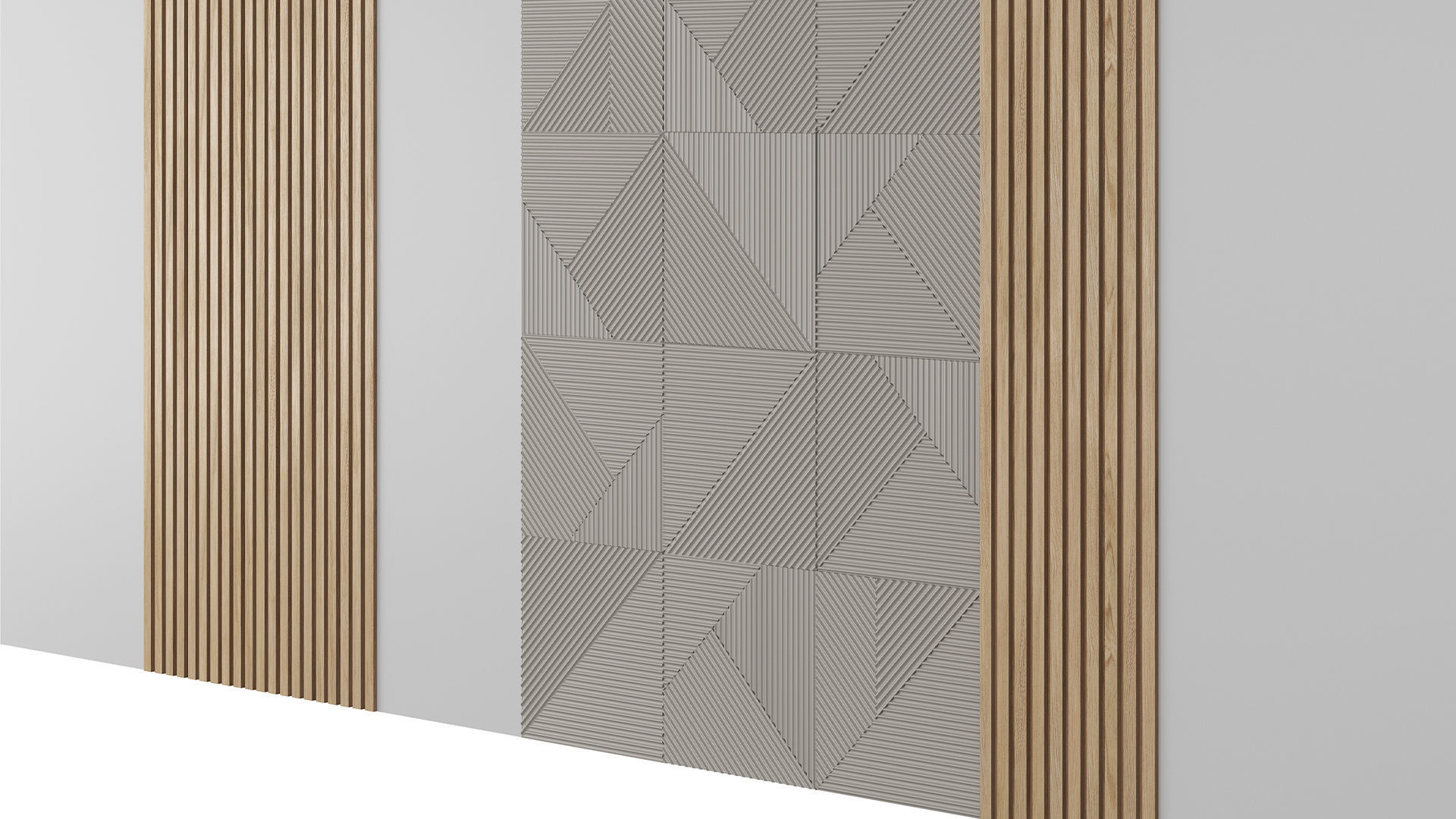 Decorative Wall Panel 03 3D model_2