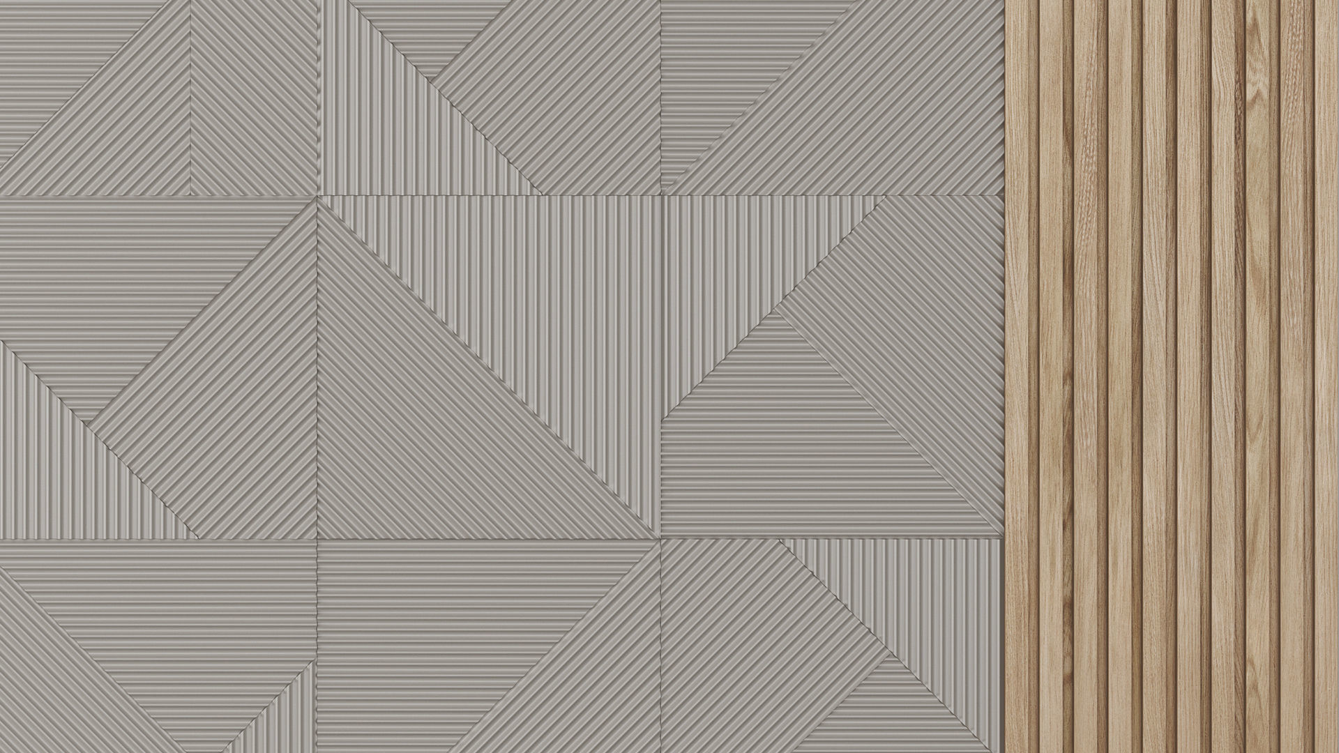 Decorative Wall Panel 03 3D model_4