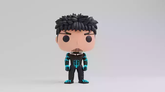 Kafka Hibino Funko model from the Anime Kaiju No 8 3D print model