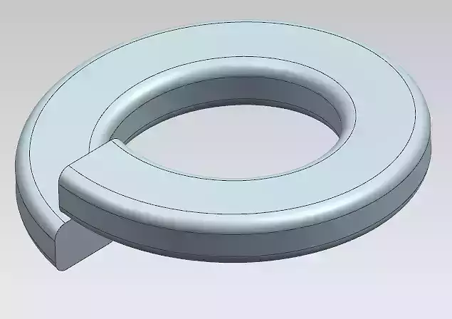 Split lock washer for M8 screw