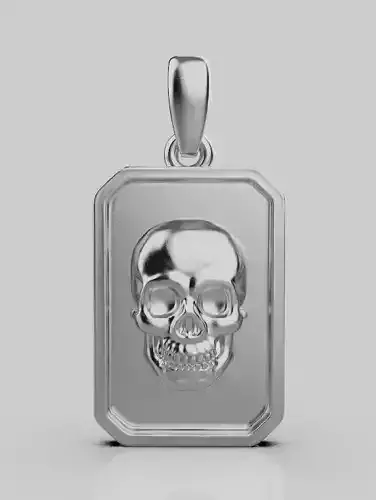 Pendant Skull 3D print model