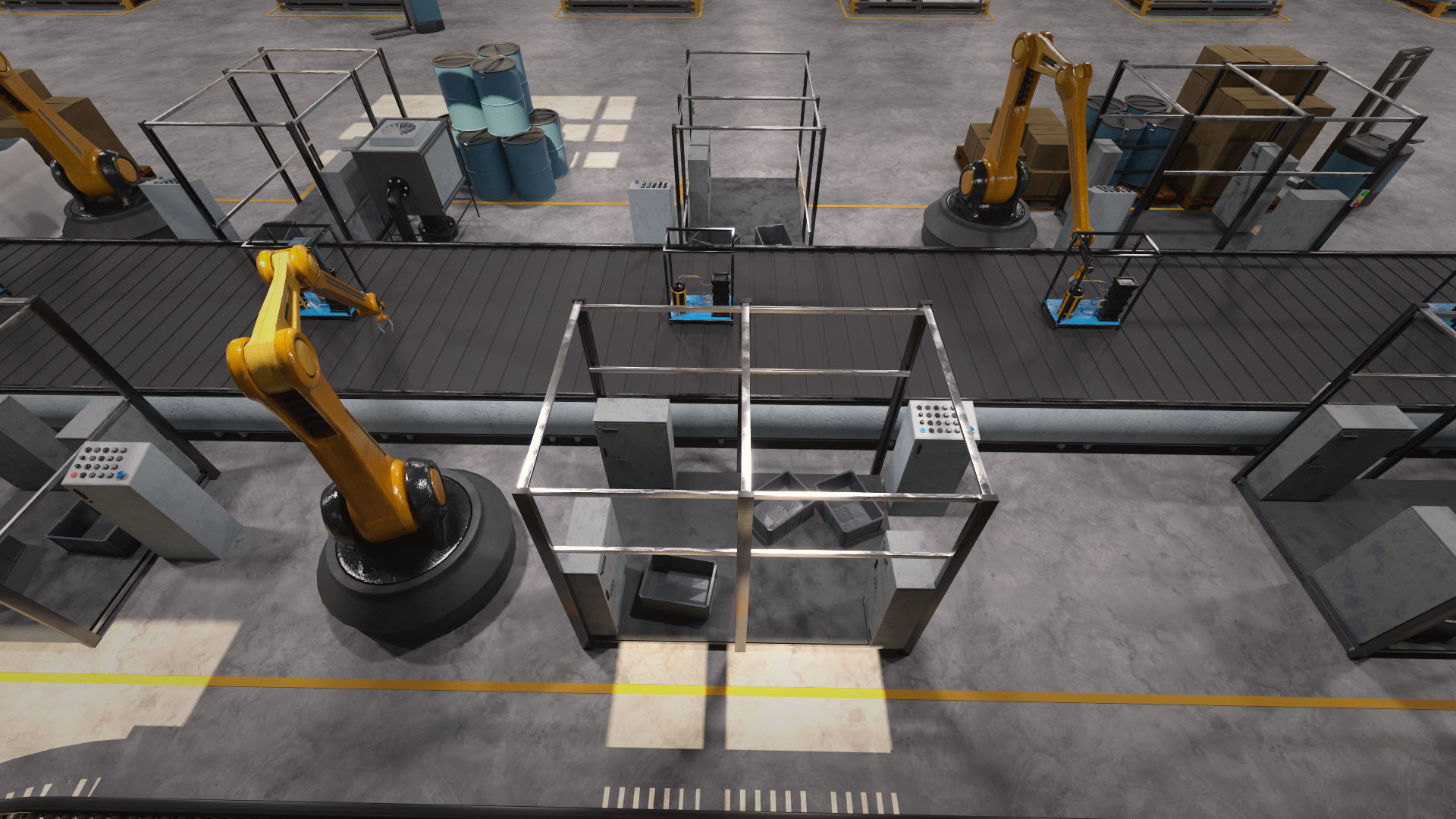 Production Line 3D model_6