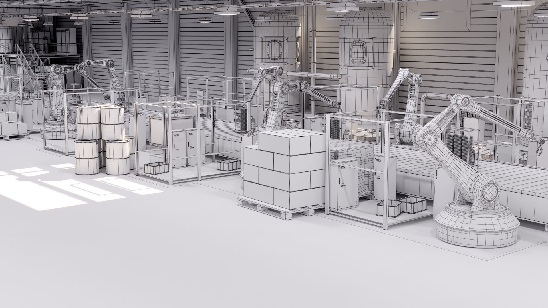 Production Line 3D model_13