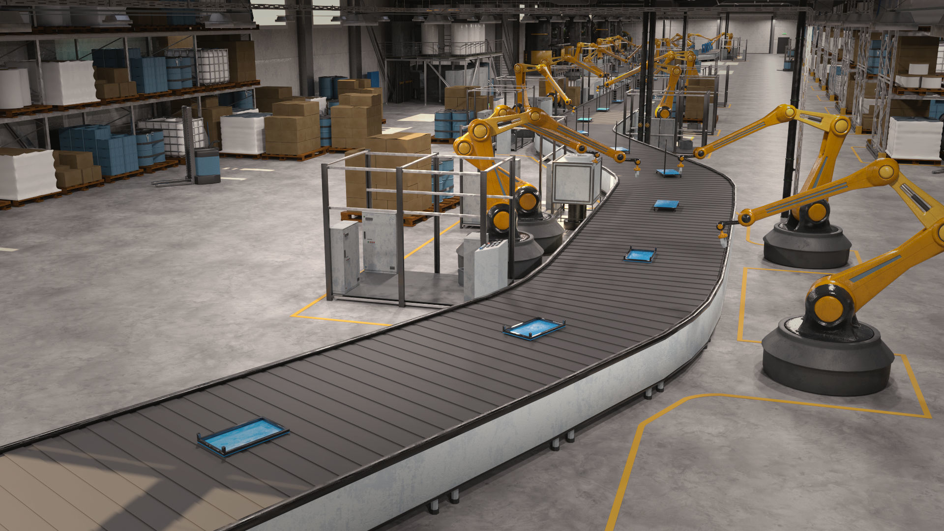 Production Line 3D model_12