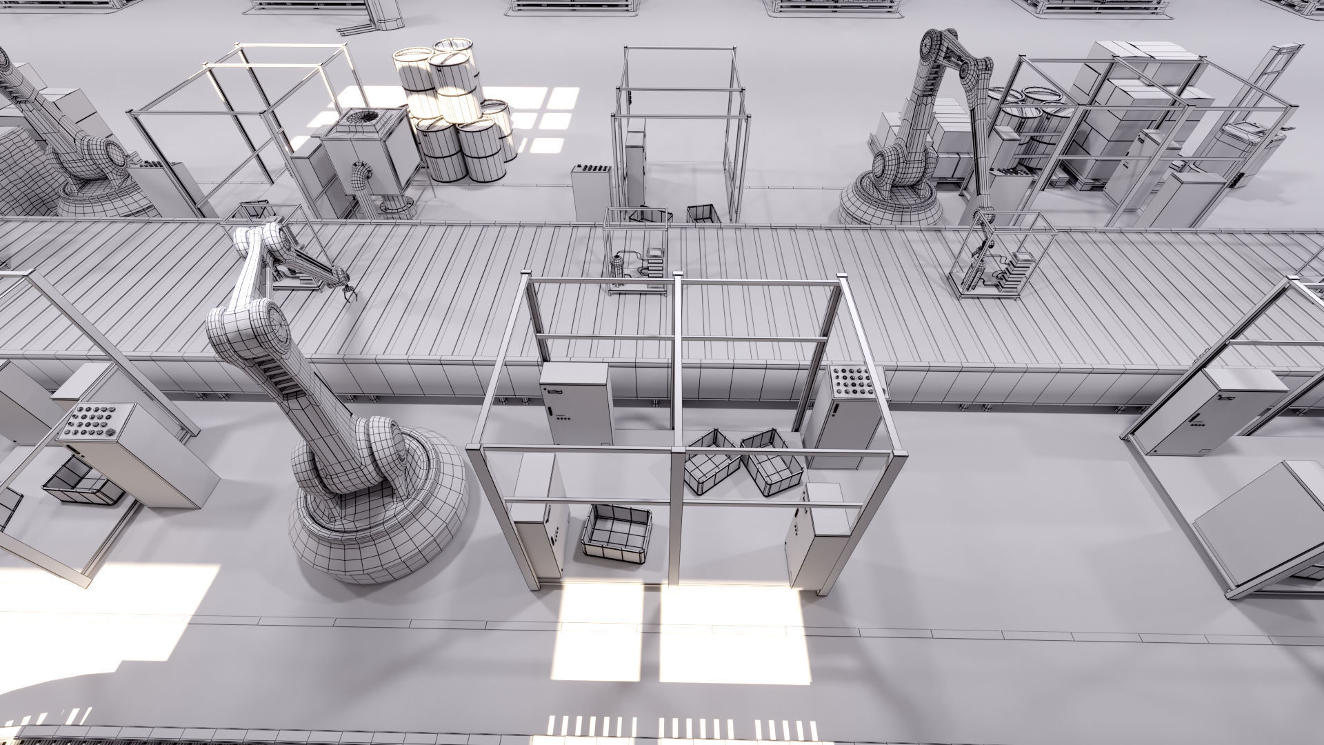 Production Line 3D model_15
