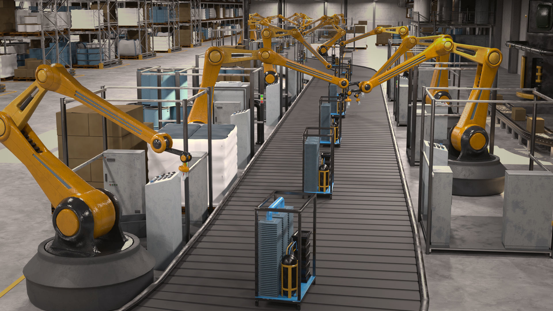 Production Line 3D model_14
