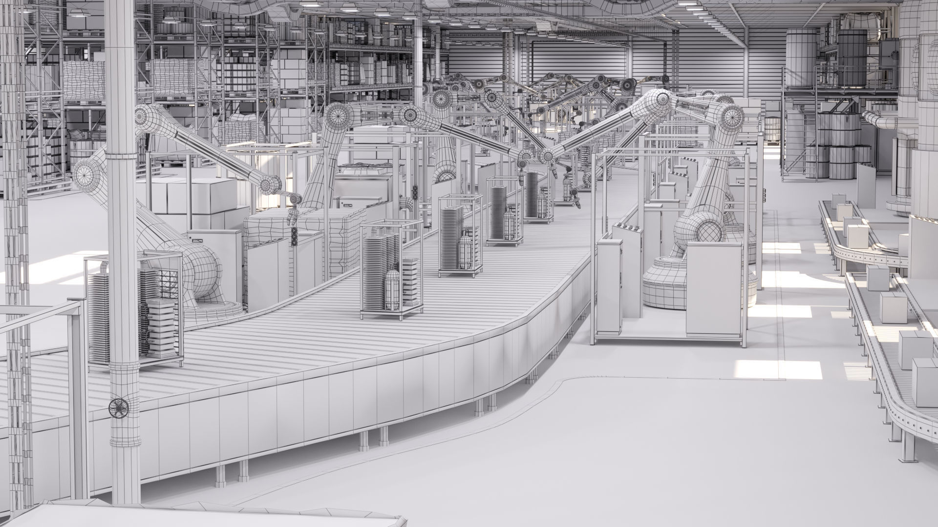 Production Line 3D model_8