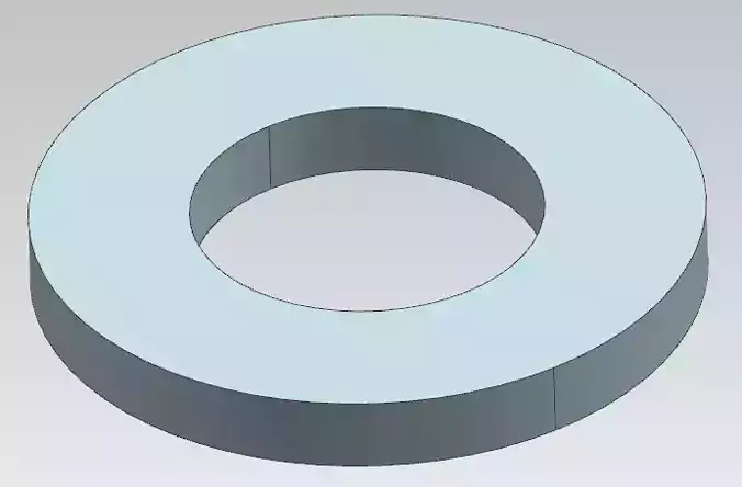 Flat washer for M8 screw