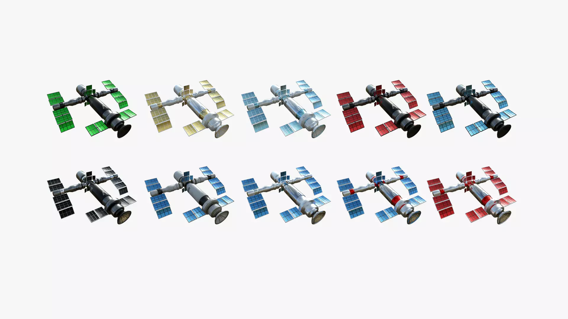10 Satellite F Collection - SciFi Space Design _0