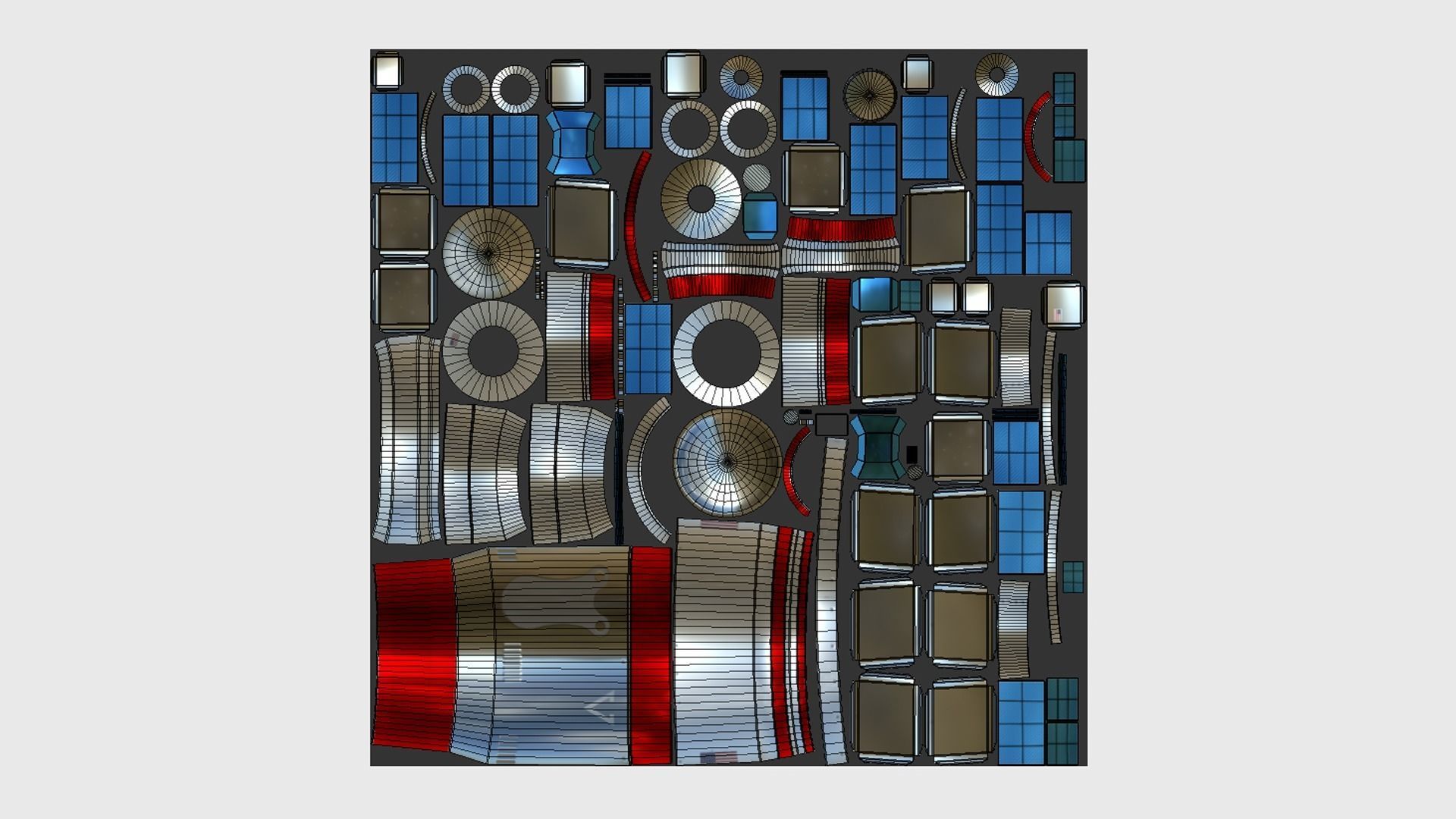 10 Satellite F Collection - SciFi Space Design _70