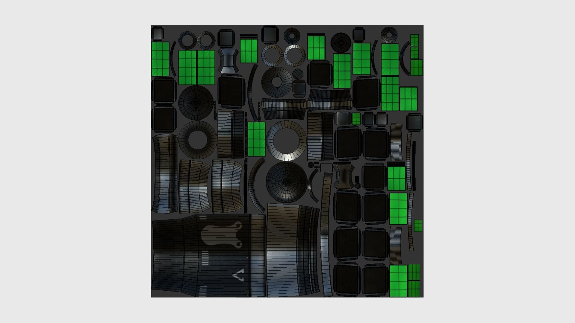 10 Satellite F Collection - SciFi Space Design _66