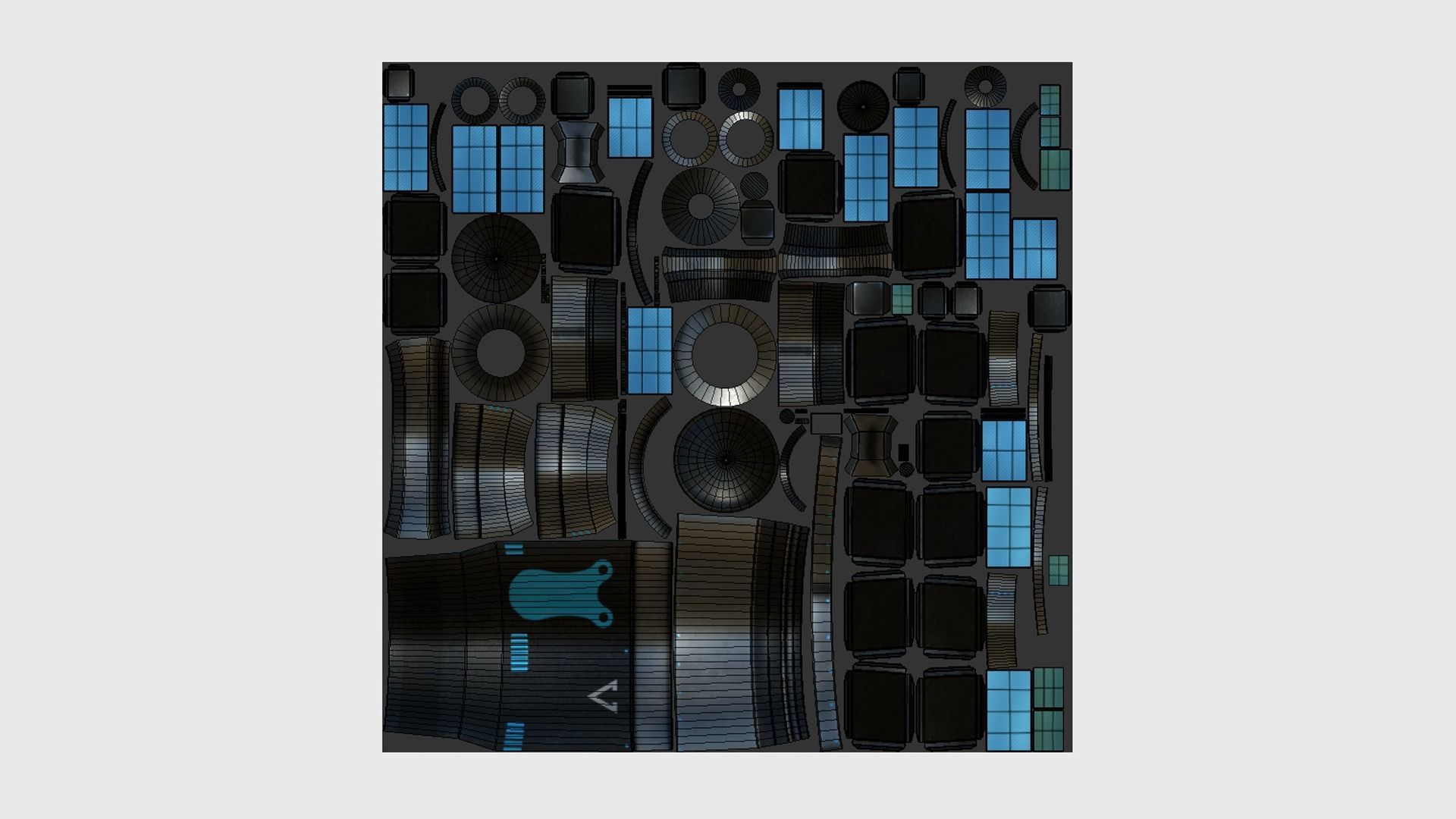 10 Satellite F Collection - SciFi Space Design _74