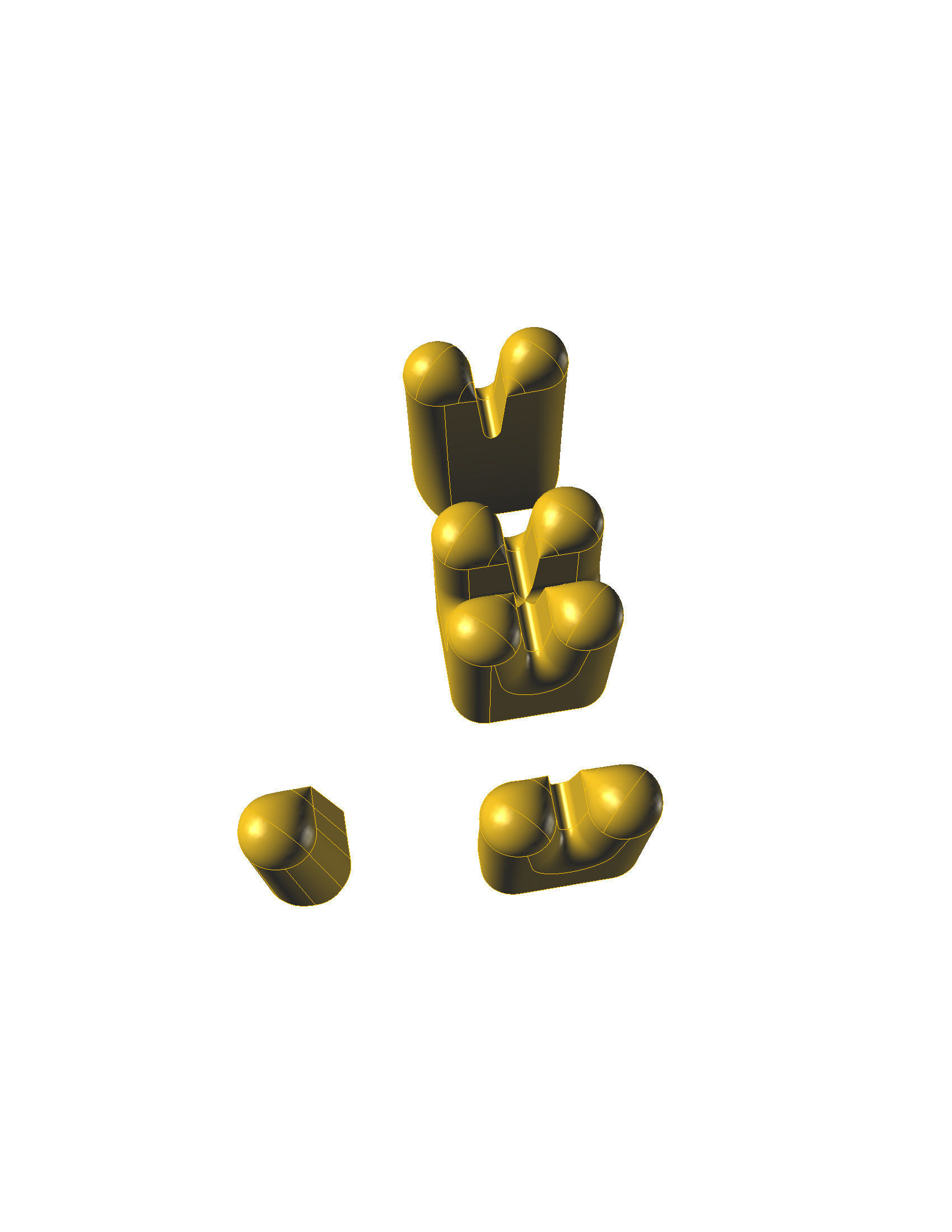 Head Builder of the diamond ring 3D print model_12