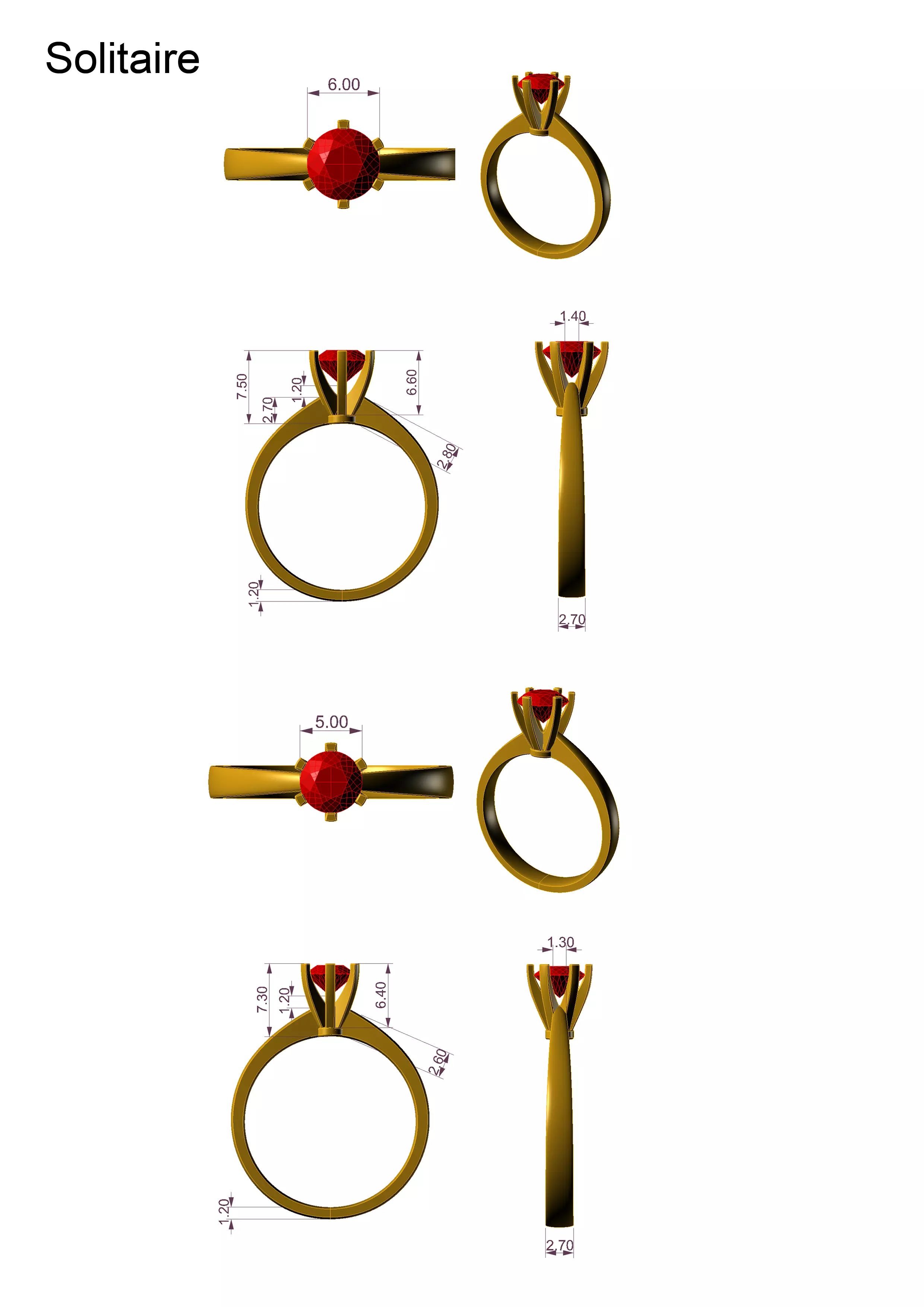 Head Builder of the diamond ring 3D print model_0