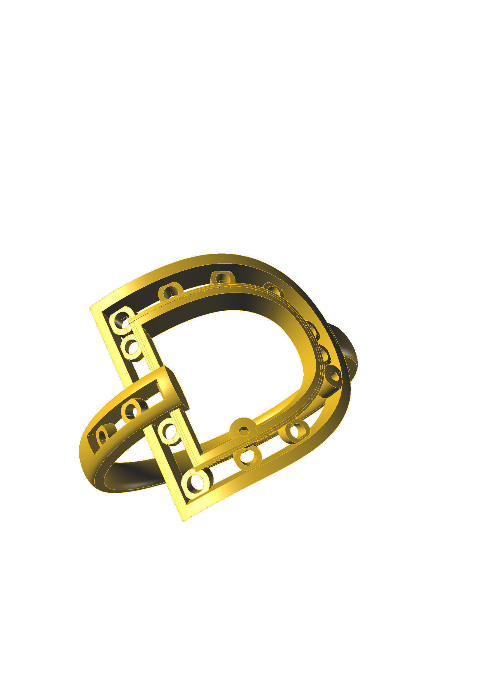 Head Builder of the diamond ring 3D print model_27