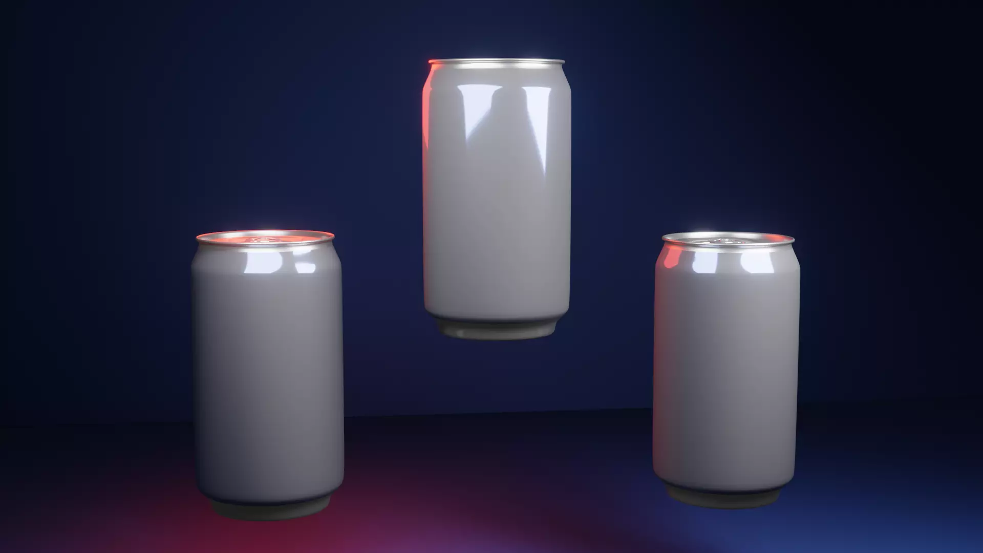 Soda can clean topologies Free 3D model