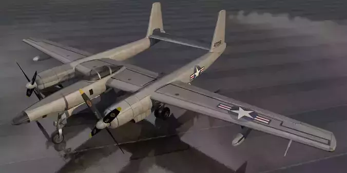 Hughes XF-11 3D model