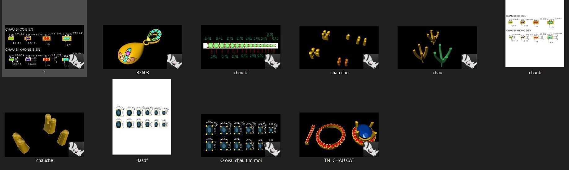 diamond and Head Builder size library 3D print model_2