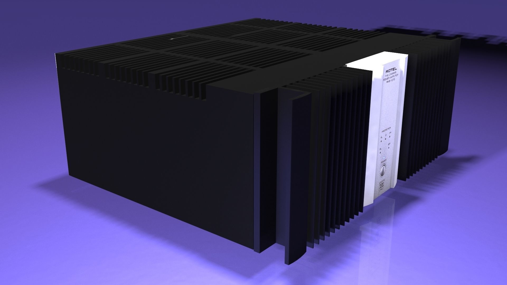 Amplifier ROTEL RMB-1075 3D model_3