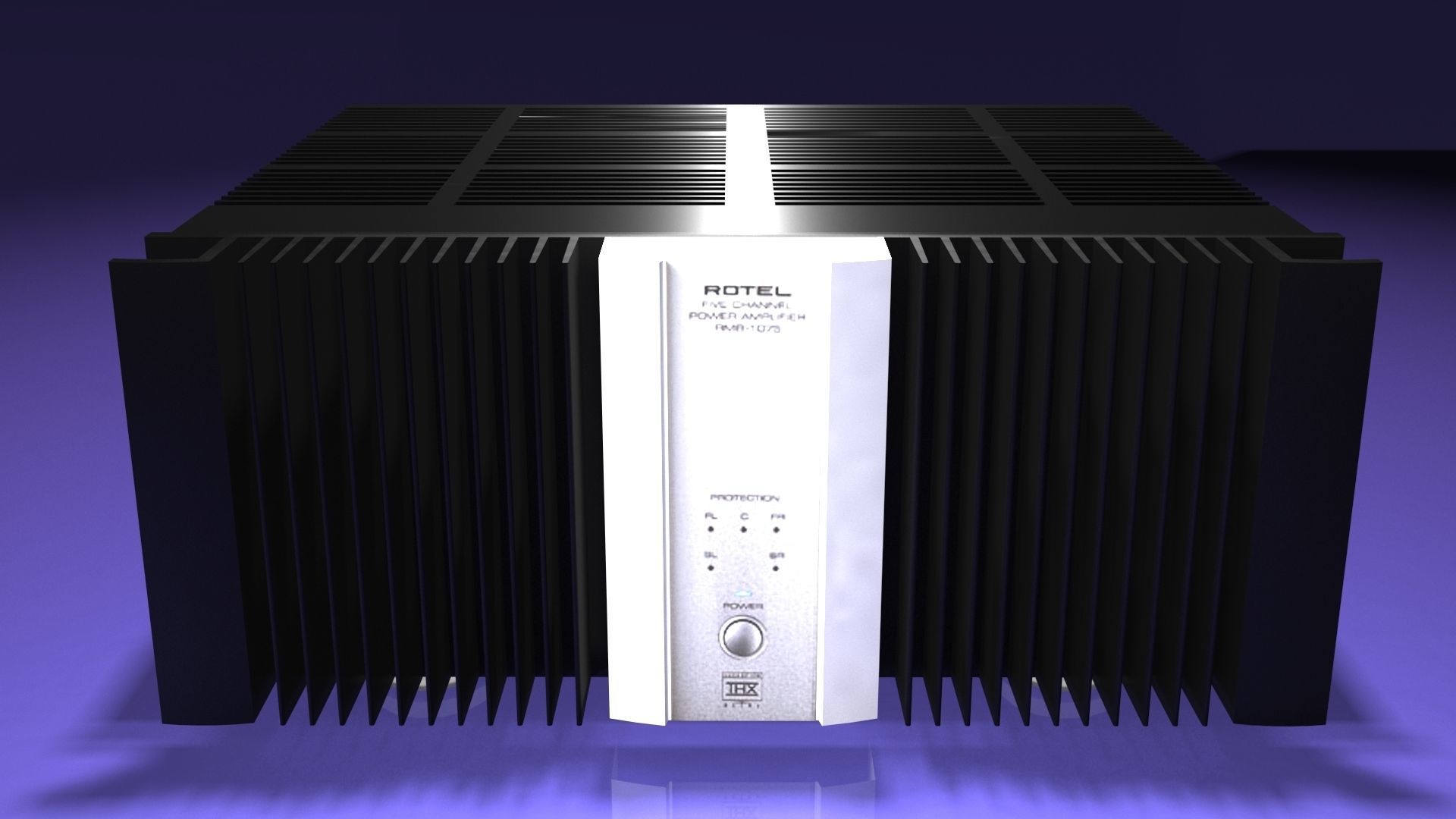 Amplifier ROTEL RMB-1075 3D model_2