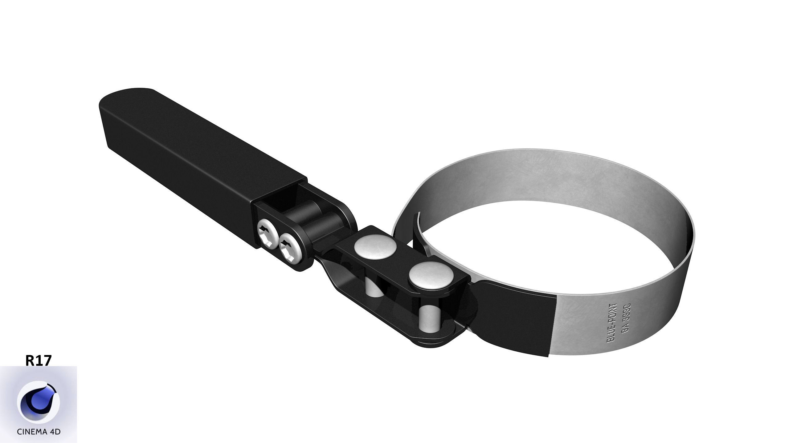 SO Oil Filter Wrench GA333C Low-poly 3D model_30