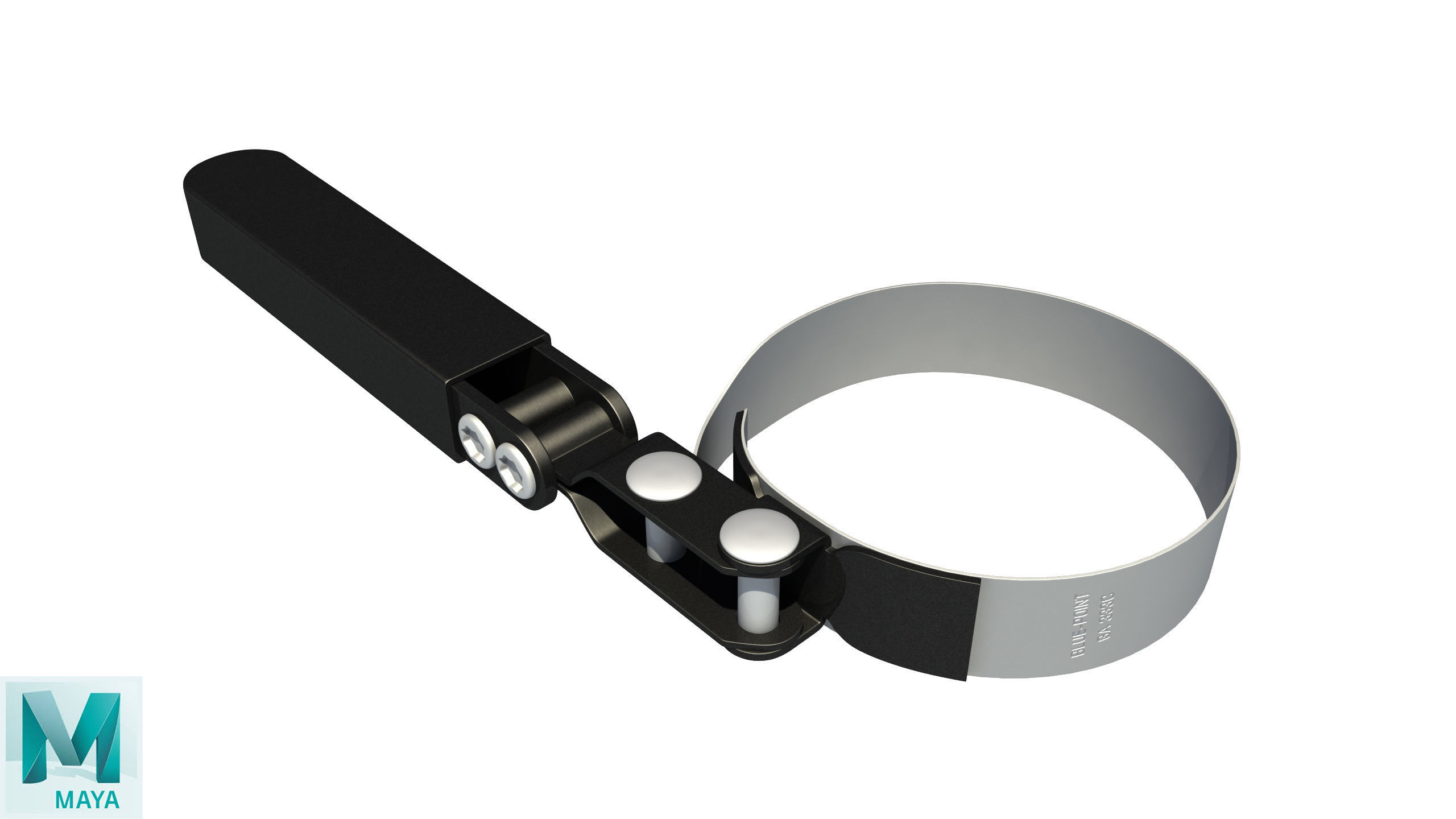 SO Oil Filter Wrench GA333C Low-poly 3D model_27