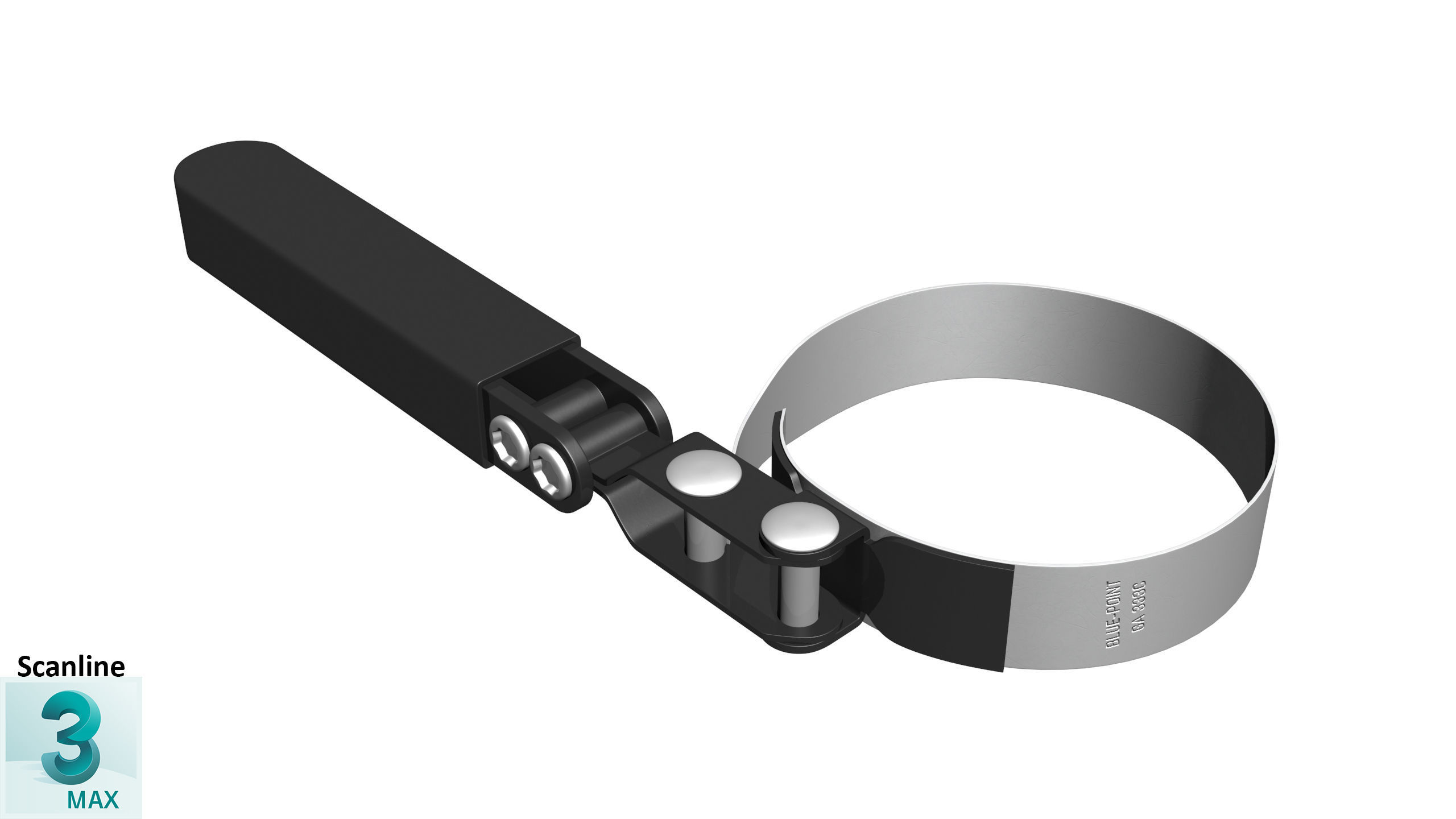 SO Oil Filter Wrench GA333C Low-poly 3D model_25