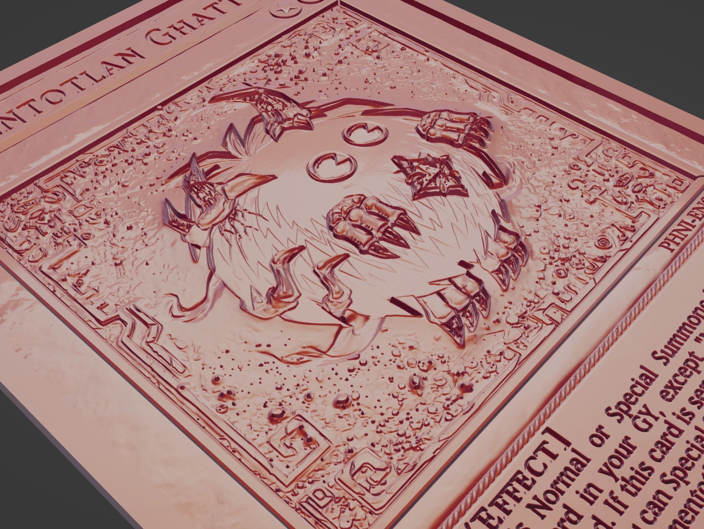 MEMENTOTLAN GHATTIC - YU-GI-OH 3D print model_2