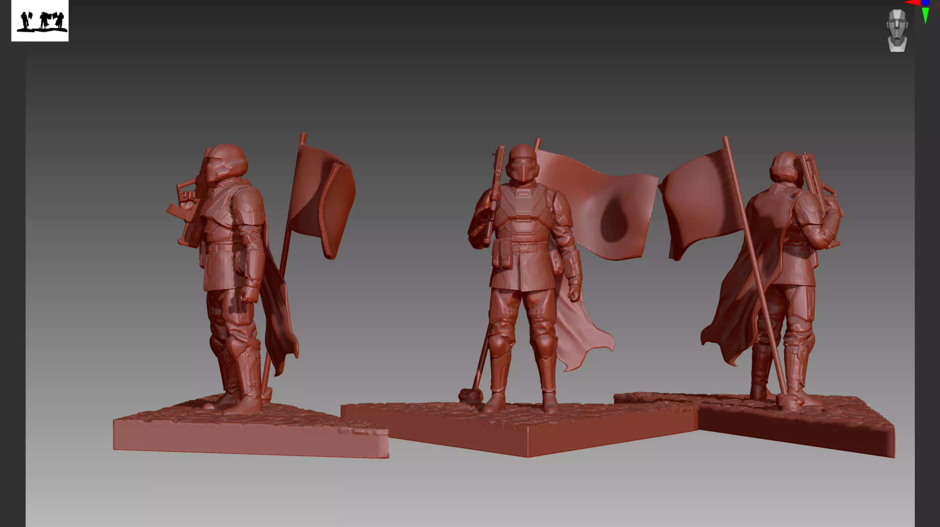 Helldivers 2 place captured OBJ and STL 3D print model