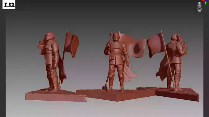 Helldivers 2 place captured OBJ and STL 3D print model