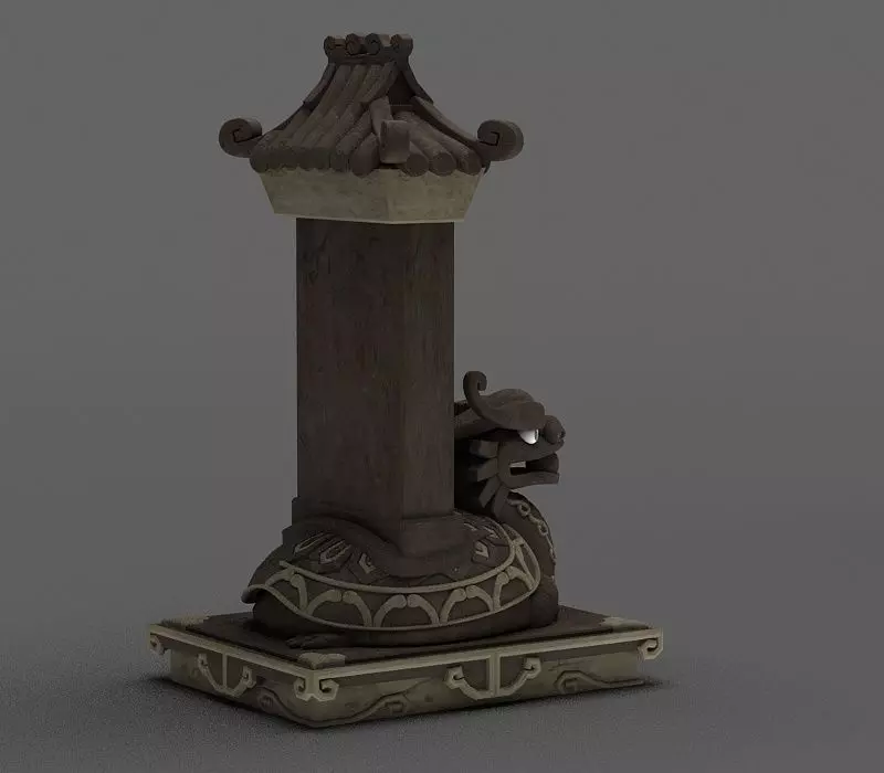 Tombstone tomb cemetery stone inscription 3D model