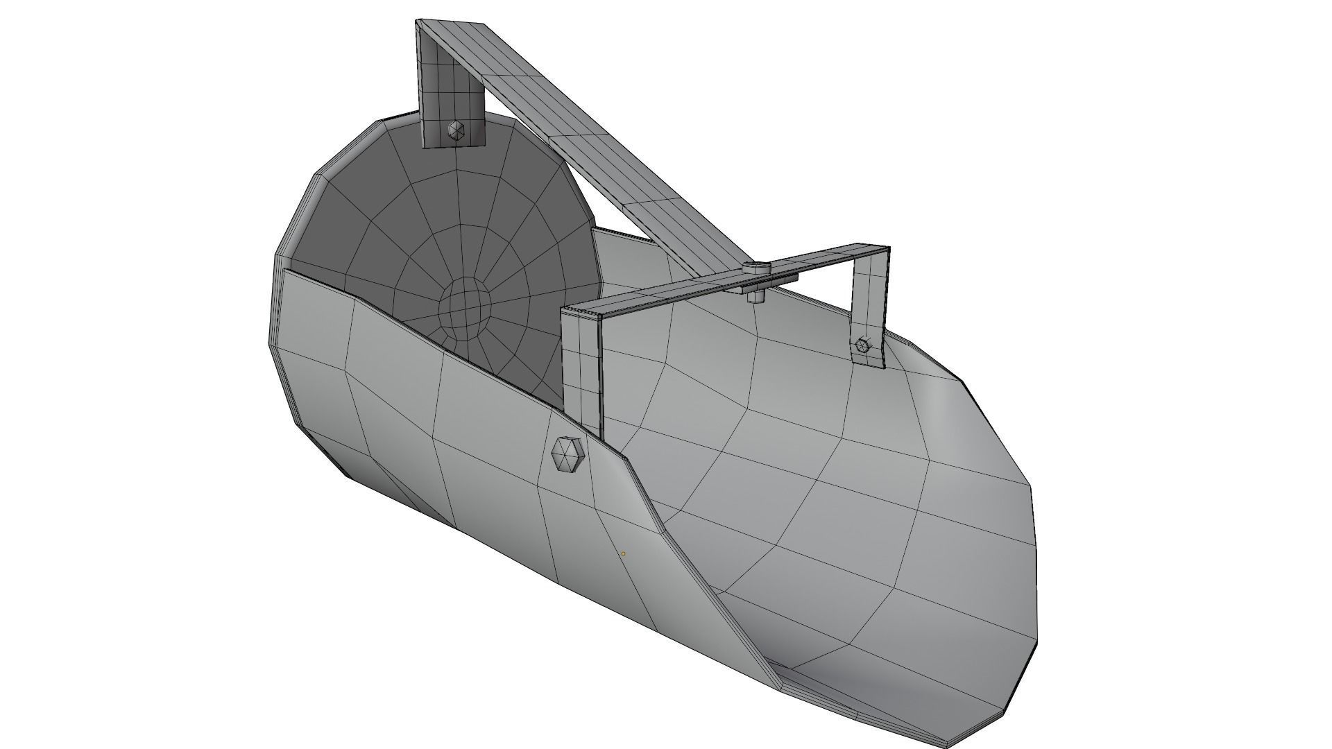 Feed Scoop 3D model_9