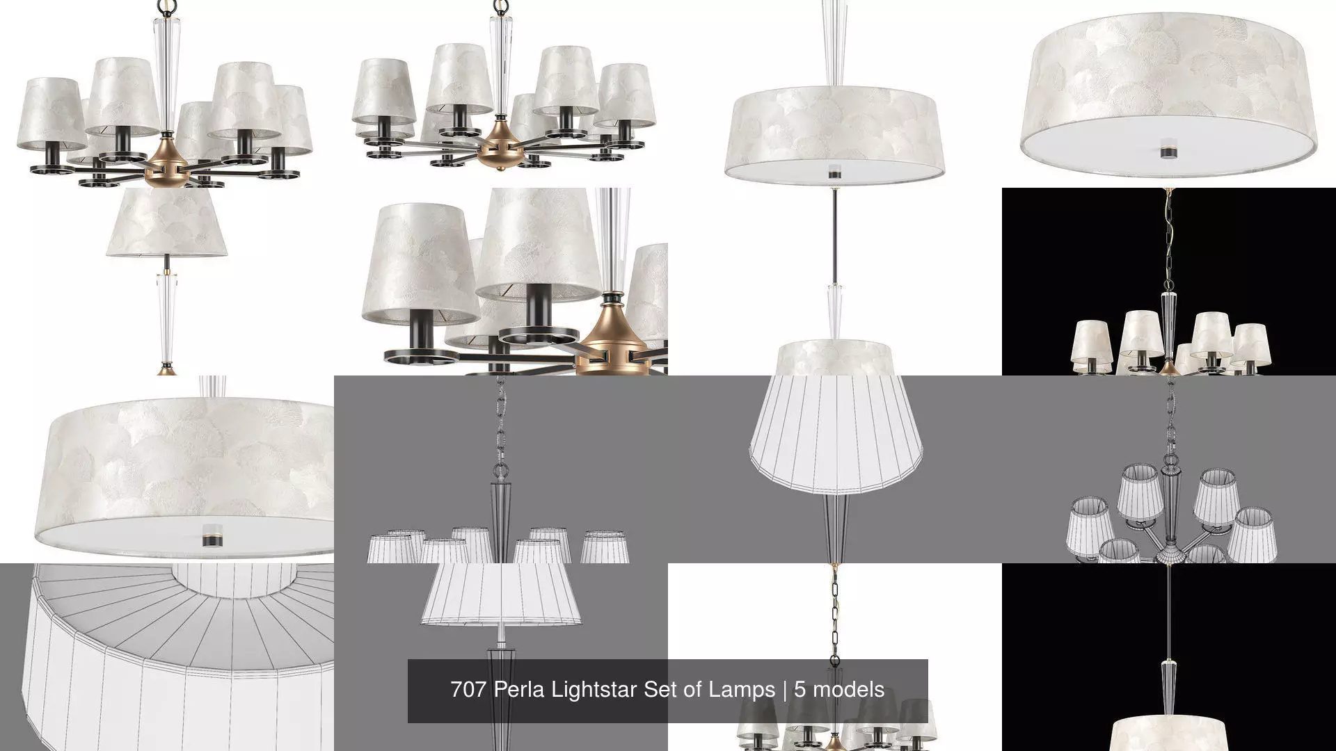 707 Perla Lightstar Collection of Lamps _1