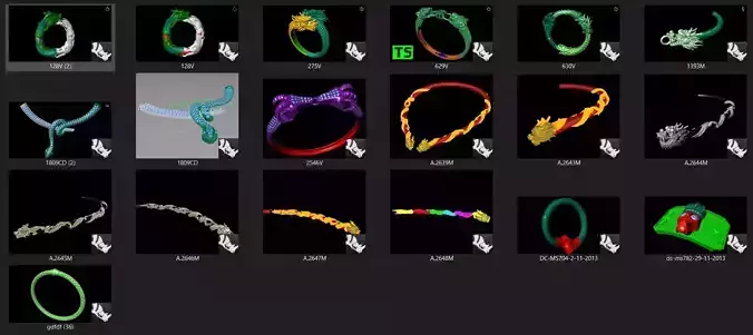 Dragon head collection of high-end jewelry