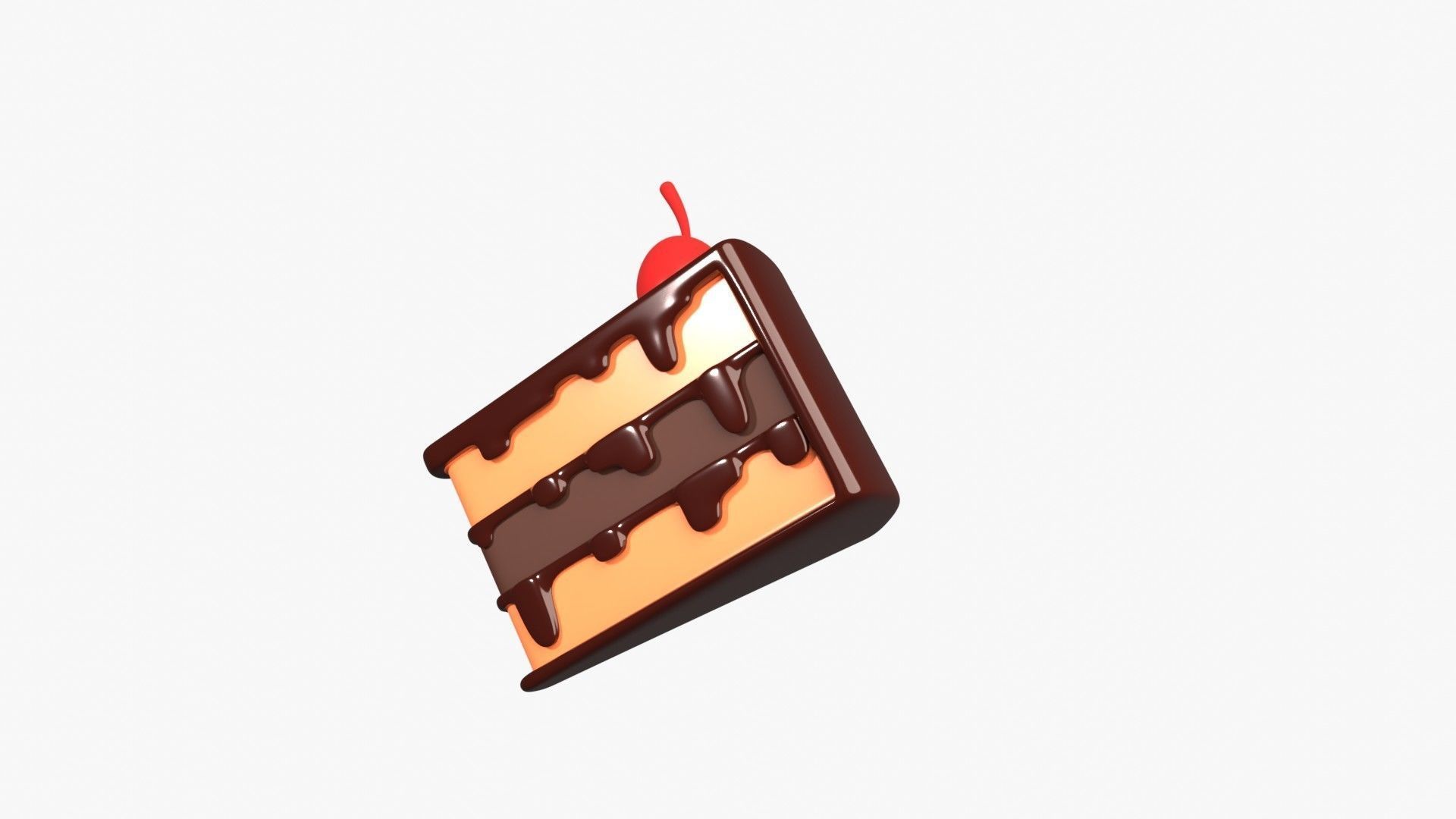 Cake 3D Illustration 3D model_9