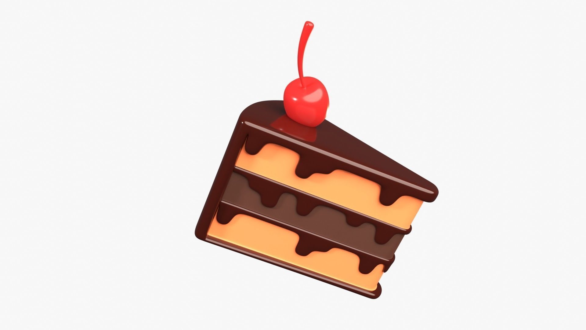 Cake 3D Illustration 3D model_19