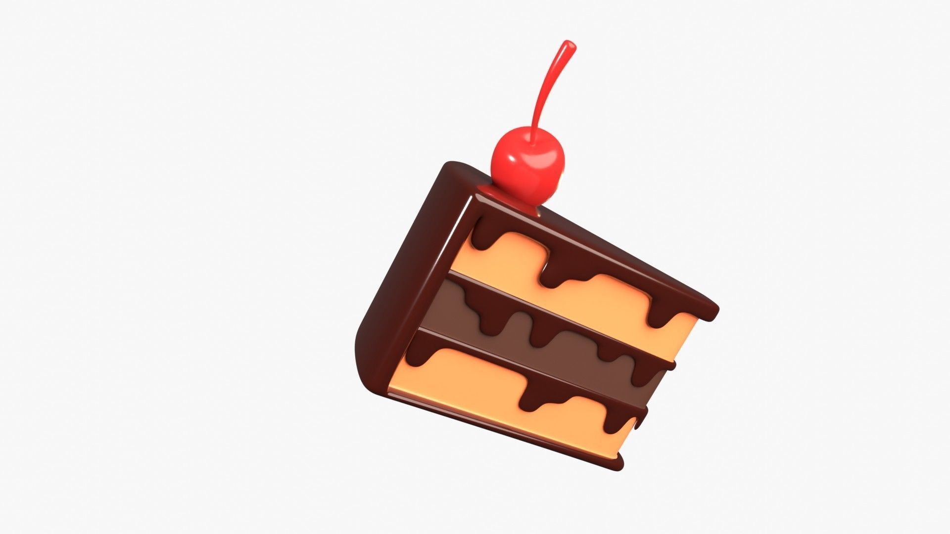 Cake 3D Illustration 3D model_18