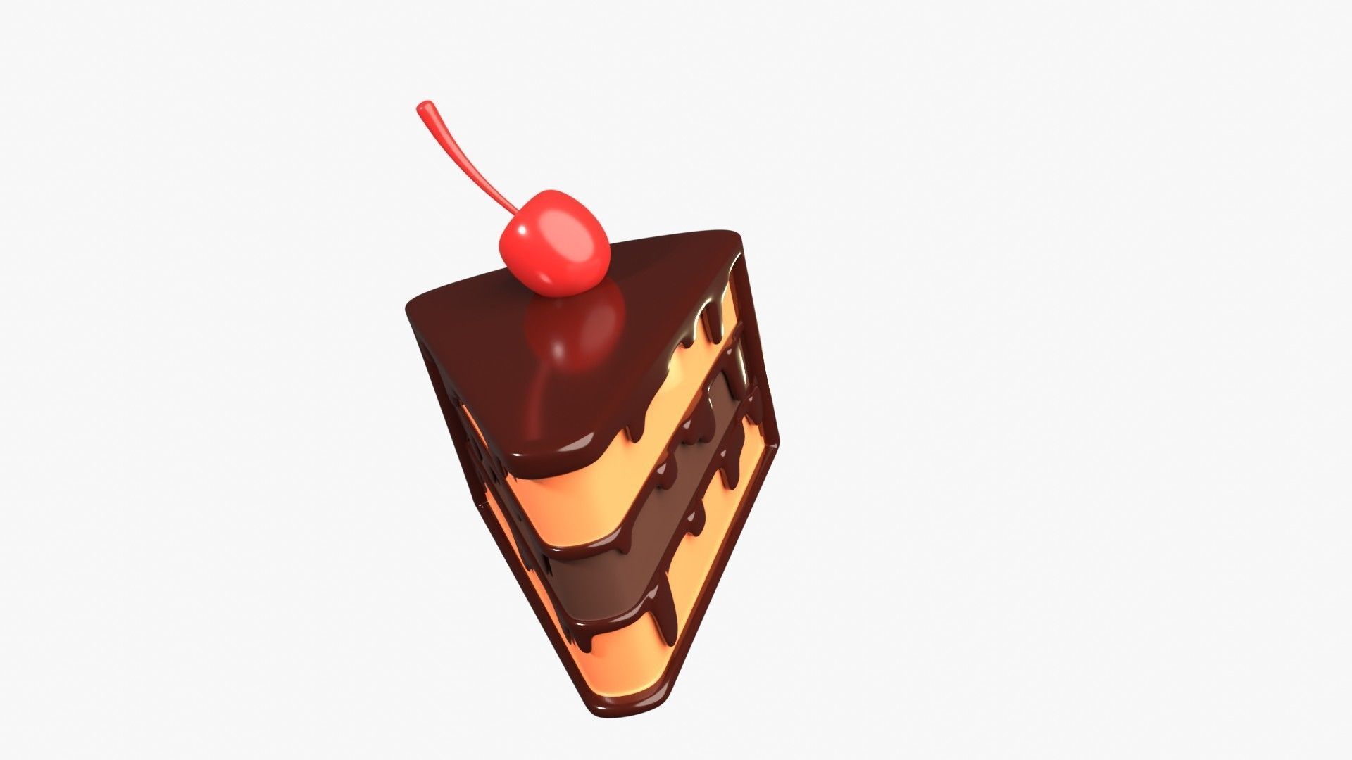 Cake 3D Illustration 3D model_4