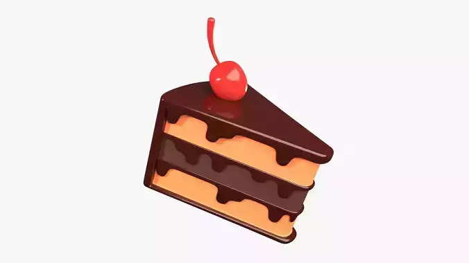 Cake 3D Illustration